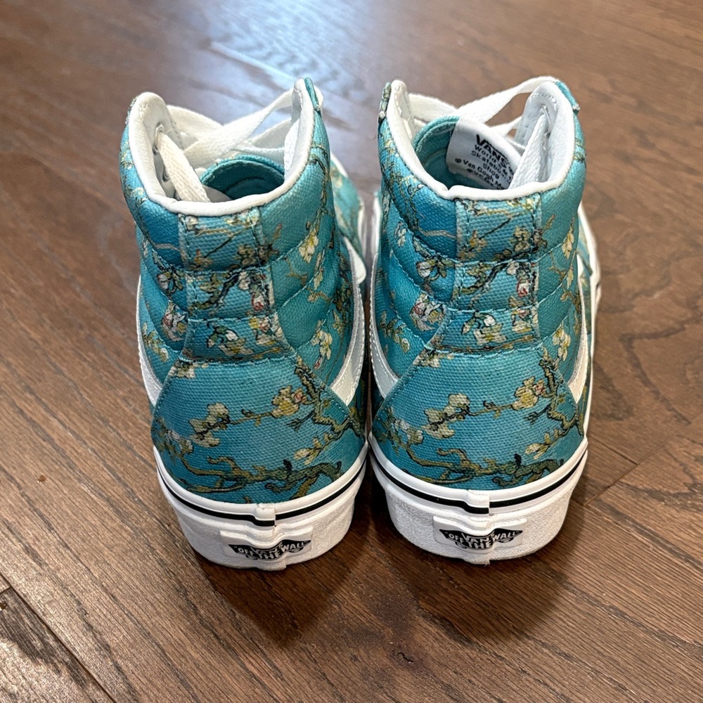 Vans Vincent Van Gogh Almond Blossom Sk-8 Hi Sneakers W 6.5 M 5 - Picture 2 of 5